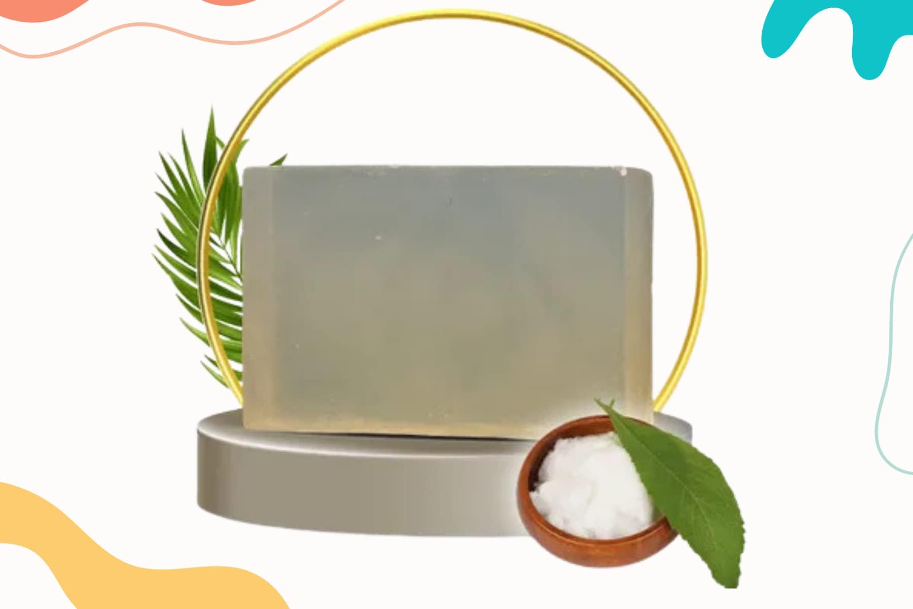 NATSBYTE Organic Camphor Bath Soap - 100% Natural Handmade Chemical-Free Soap for Men & Women | Gentle Cleansing for Sensitive Skin, Relaxing Aromatherapy Bath & Shower, Pack of 1