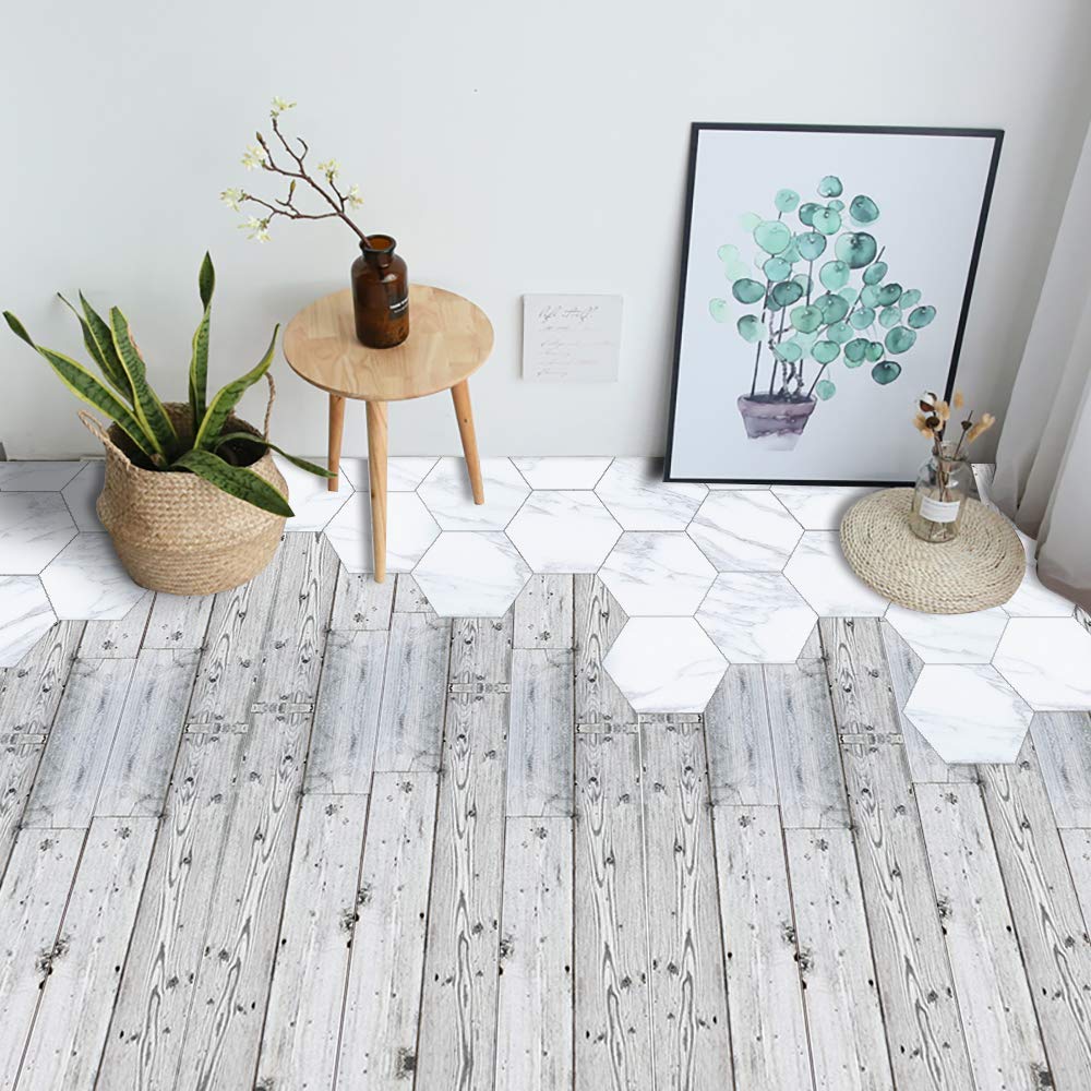 FunLife Self-Adhesive Stair Stickers - Non-Slip Peel & Stick Stair Riser Decals for Home Decor (6.1
