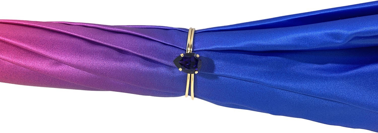 Premium Double Canopy Luxury Purple Umbrella - Windproof, Waterproof & UV Protection - Perfect for Outdoor Events, Travel & Daily Commute