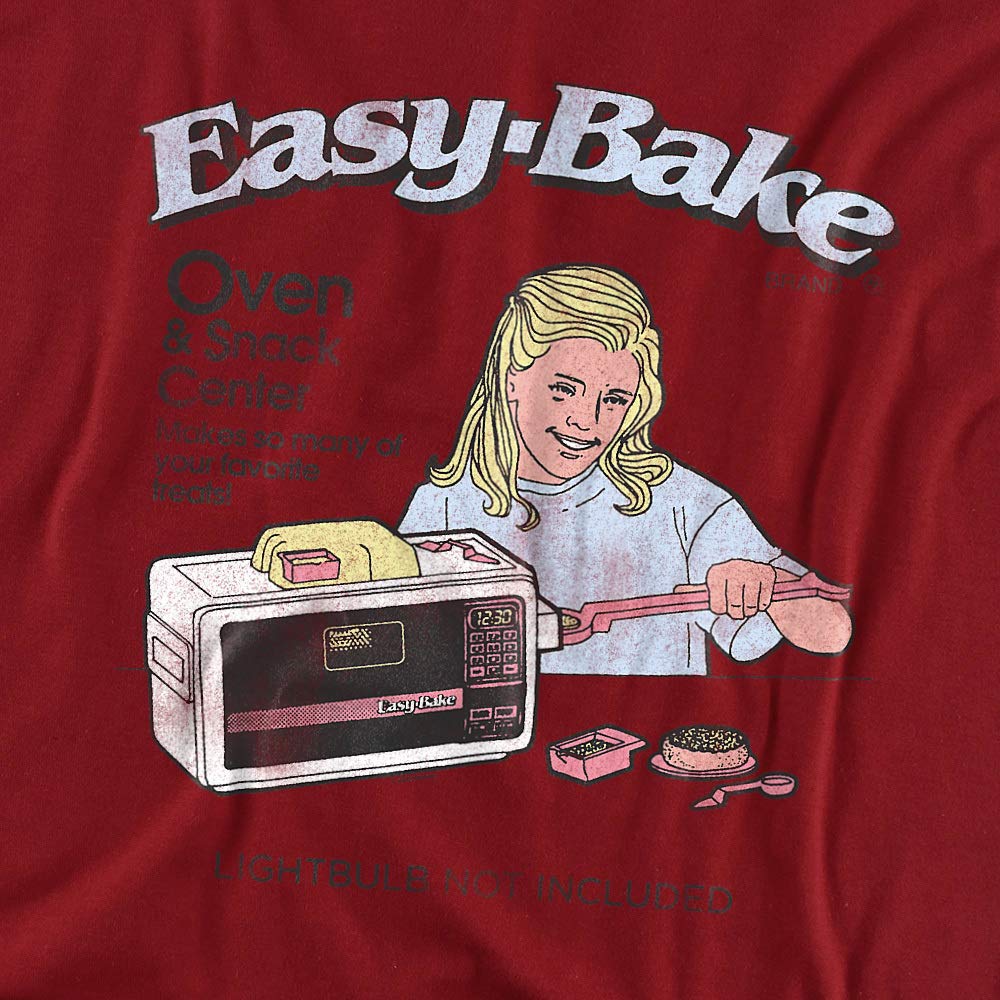 Easy Bake Oven Lightbulb Not Included - Funny Unisex T-Shirt for Men & Women | Baking Enthusiast Gift, Retro Kitchen Humor Apparel