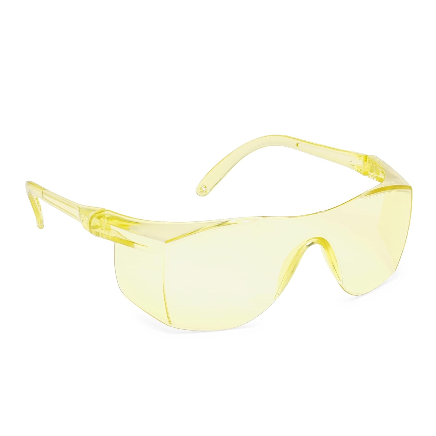 Safety Yellow Night Vision Dust Protection Goggles - Pack of 3 for Construction, Woodworking & DIY Projects