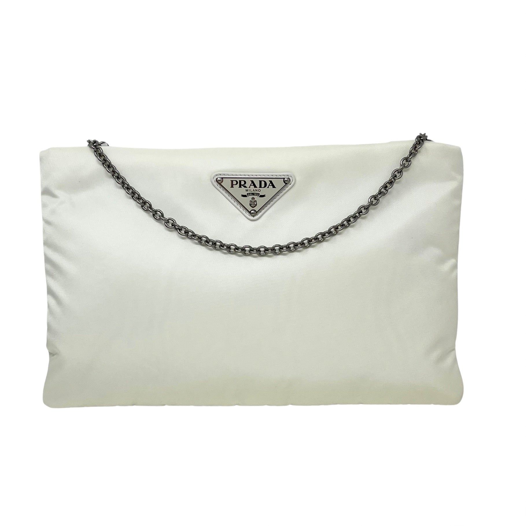 Prada Nylon Clutch Bag for Women | Luxury Designer Handbag | Perfect for Evening Parties, Date Nights & Special Occasions
