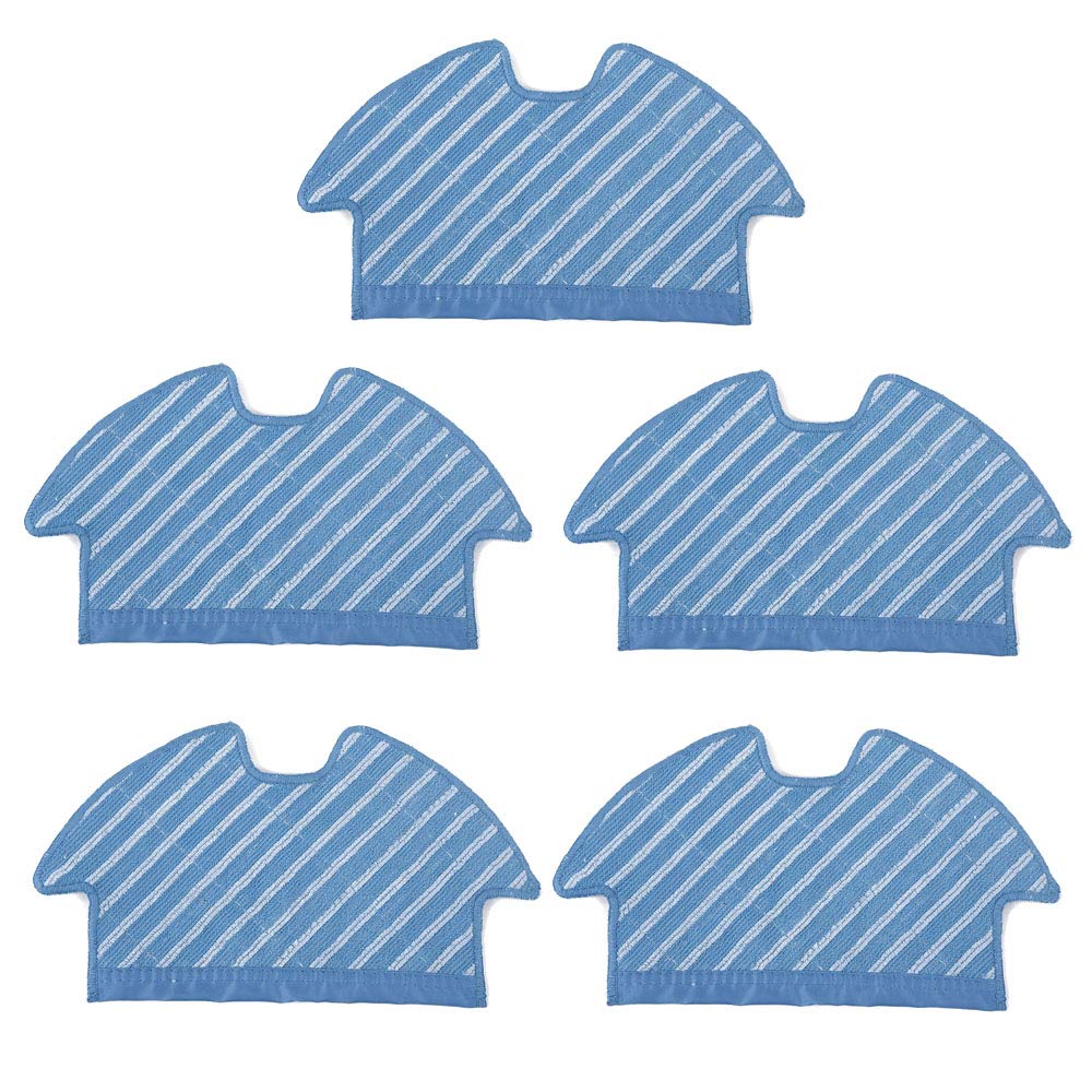 5Pcs Mop Cloth Pads Replacement for Ecovacs Deebot Ozmo 900 Robot Vacuum Cleaner - Washable Microfiber Cleaning Pads for Hardwood Floors & Tile Cleaning