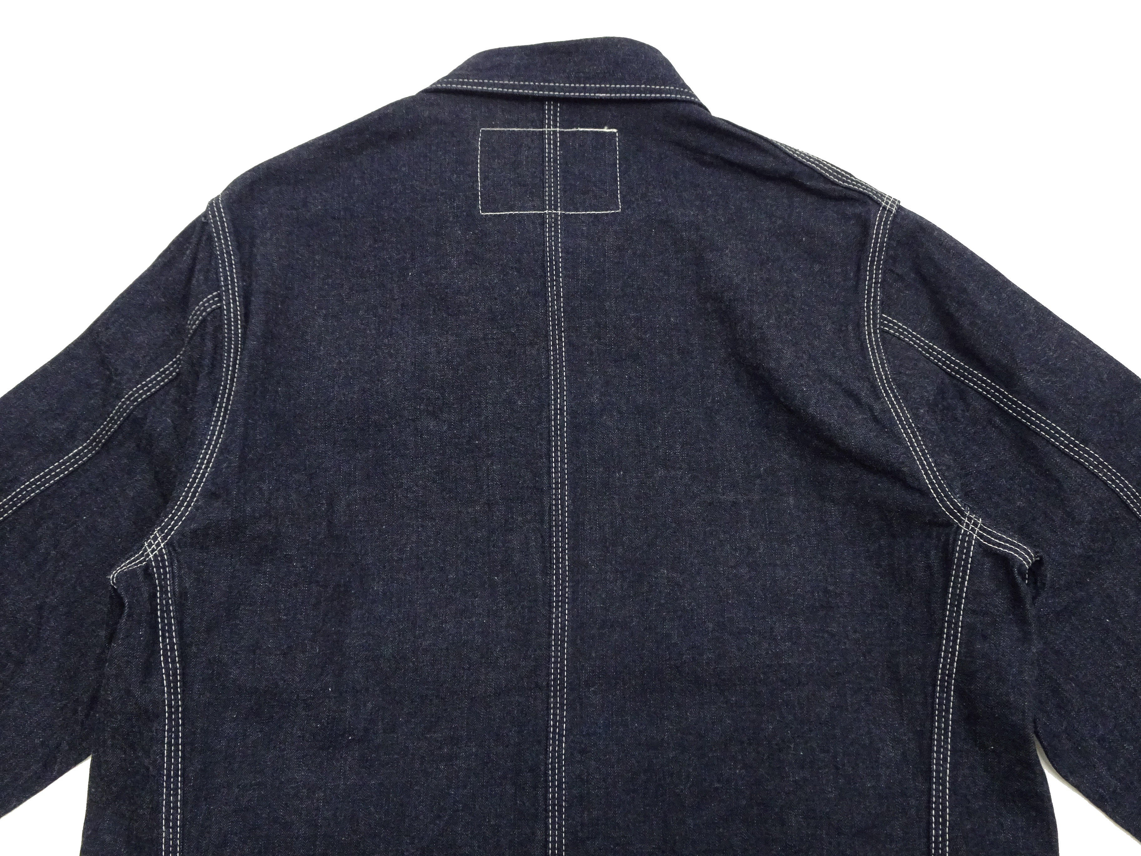 Men's 11oz Denim Work Jacket - Sugar Cane SC15655 Casual Chore Coat in Indigo (One Wash) | Perfect for Outdoor Work, Farm Chores & Everyday Wear