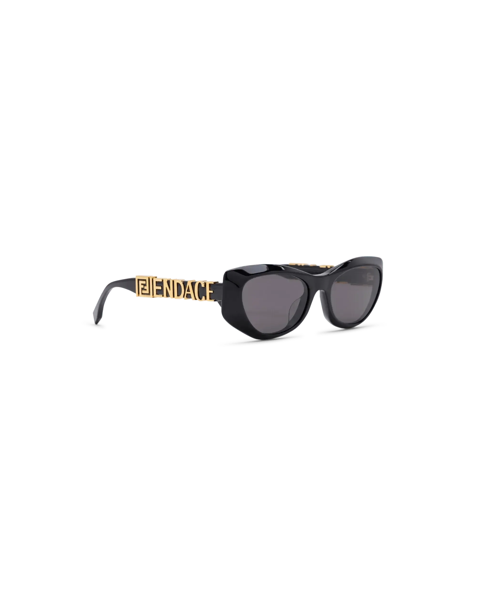 FENDI X VERSACE FENDACE Cat Eye Sunglasses for Women - Luxury Designer Fashion Sunglasses for Summer, Beach & Outdoor Activities