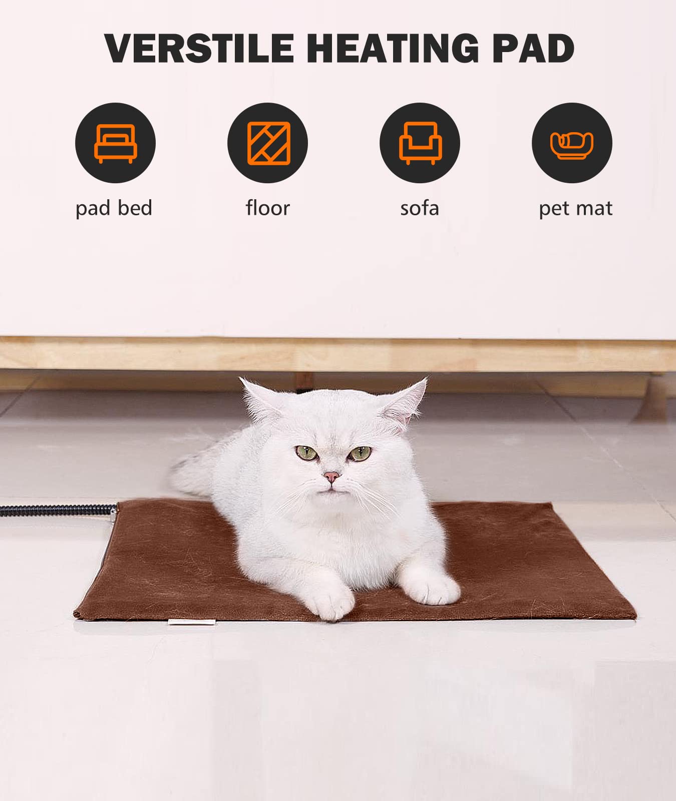 BurgeonNest Adjustable Pet Heating Pad - 18x16