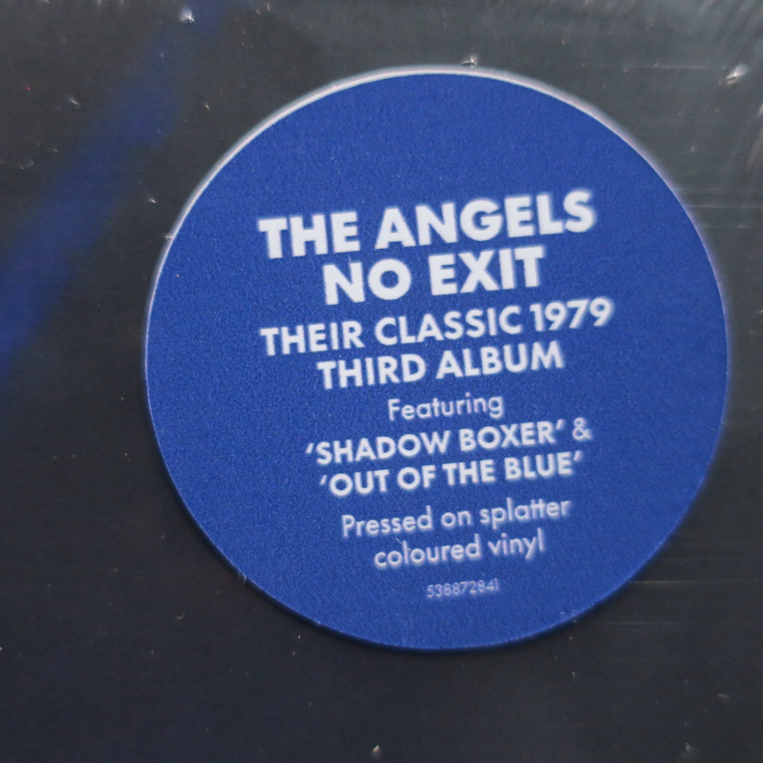 ANGELS 'No Exit' SPLATTER Vinyl LP Record - Limited Edition 1979 Australian Rock Music - Perfect for Collectors & Vinyl Enthusiasts