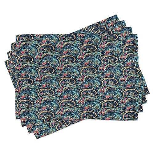 Mint Coral and Slate Blue