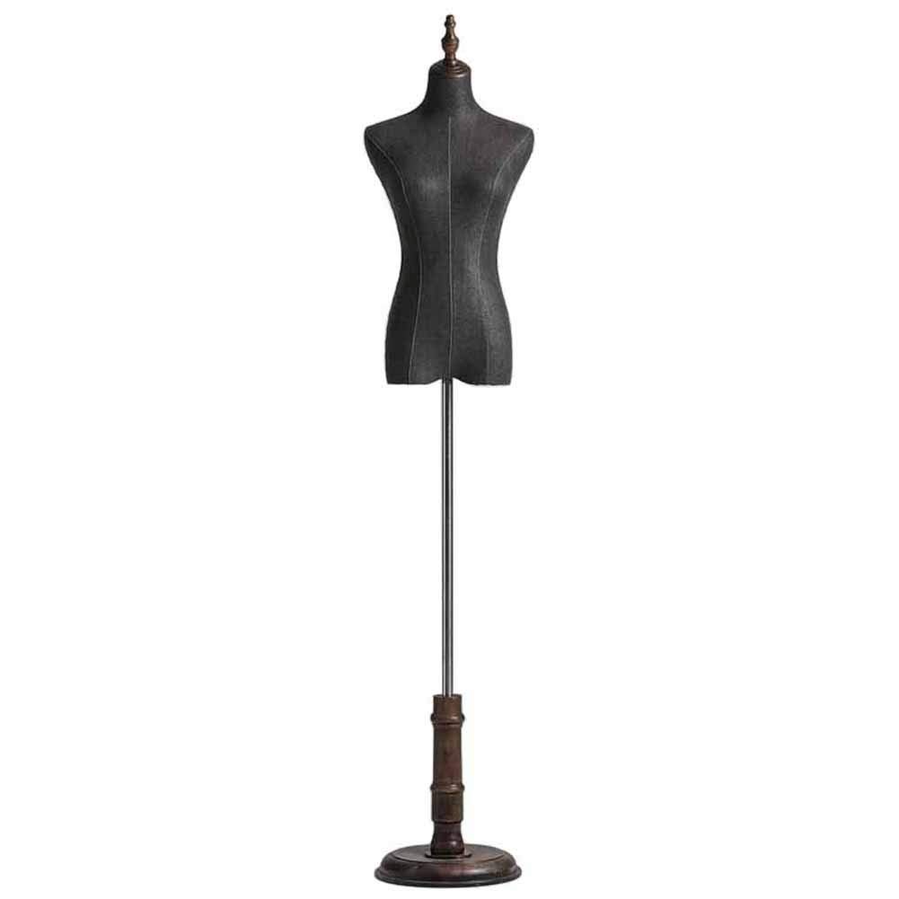 Lightweight Heavy Duty Black Female Mannequin for Women's Clothing Display - Perfect for Online Stores, Bedroom Decor, Fashion Shows & Photography (Armless, Size S) - Ideal for Boutiques, Home Studios & Ecommerce Photography