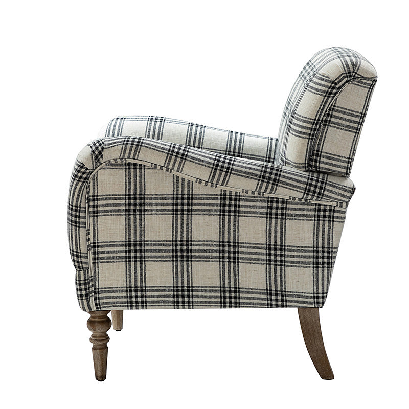 Sadie Upholstered Armchair with Side Table - 2 Piece Living Room Furniture Set for Small Spaces, Apartments & Cozy Reading Nooks