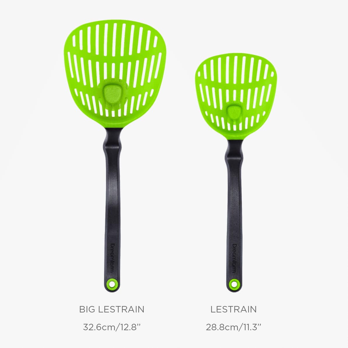 Dreamfarm BIG Lestrain - Premium Large Strainer for Kitchen, Cooking & Baking - Perfect for Draining Pasta, Washing Vegetables & Fruits