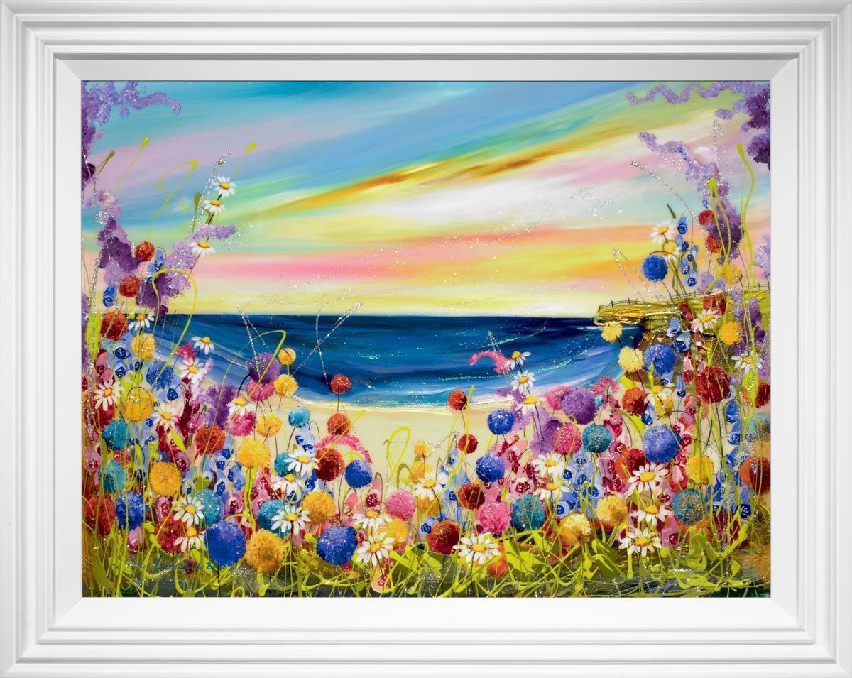 A View From The Dunes - Stunning Coastal Landscape Wall Art Print - Perfect for Beach House Decor & Living Room Wall Decor