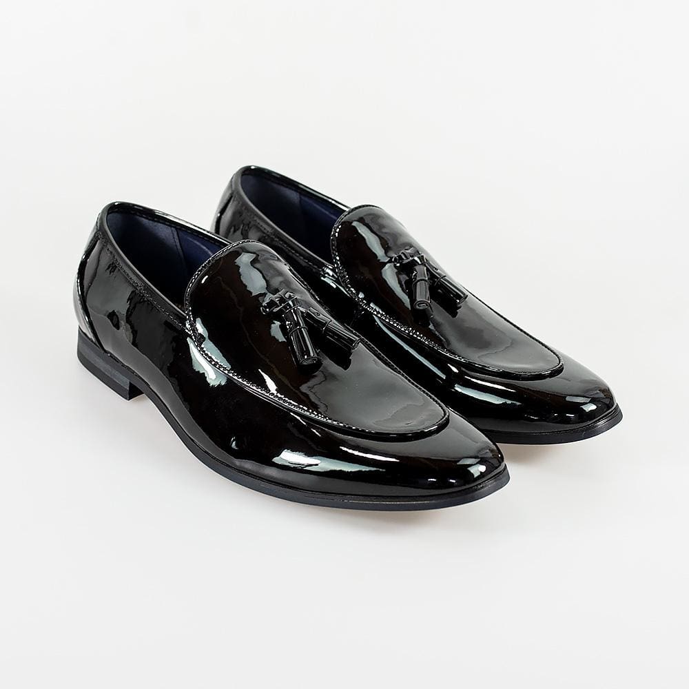 Cavani Walter Black Men's Shoes - Stylish & Comfortable Dress Shoes for Business, Wedding & Formal Occasions