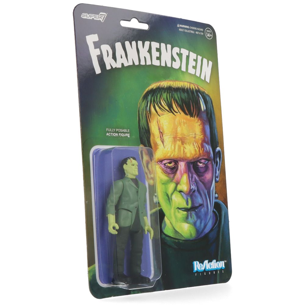 Universal Monsters Wave 2 Frankenstein ReAction Figure - Classic Horror Movie Collectible for Display & Gift Giving