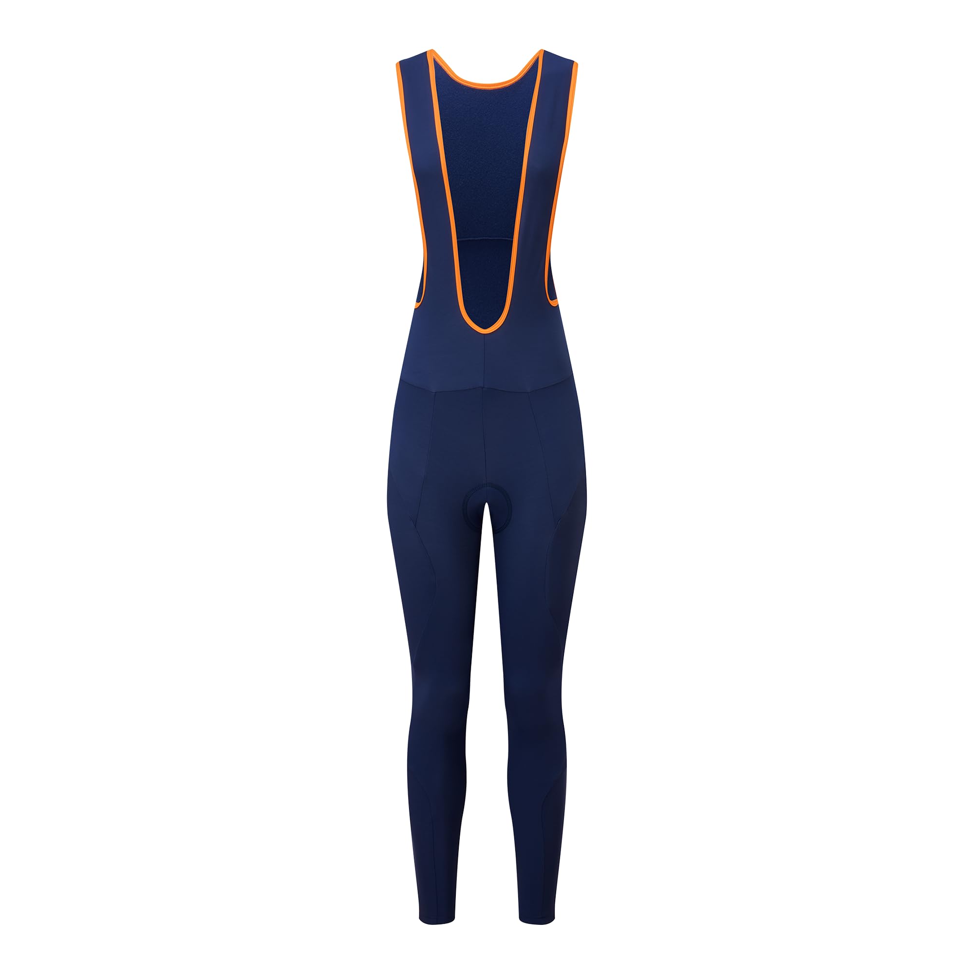 Women's Thermal Cycling Bib Tights II - Fleece Lined Winter Bike Leggings with Foam Chamois Pad & Reflective Fabric for Safety | XS-XL | Perfect for Cold Weather Cycling, Indoor Training & Outdoor Winter Sports