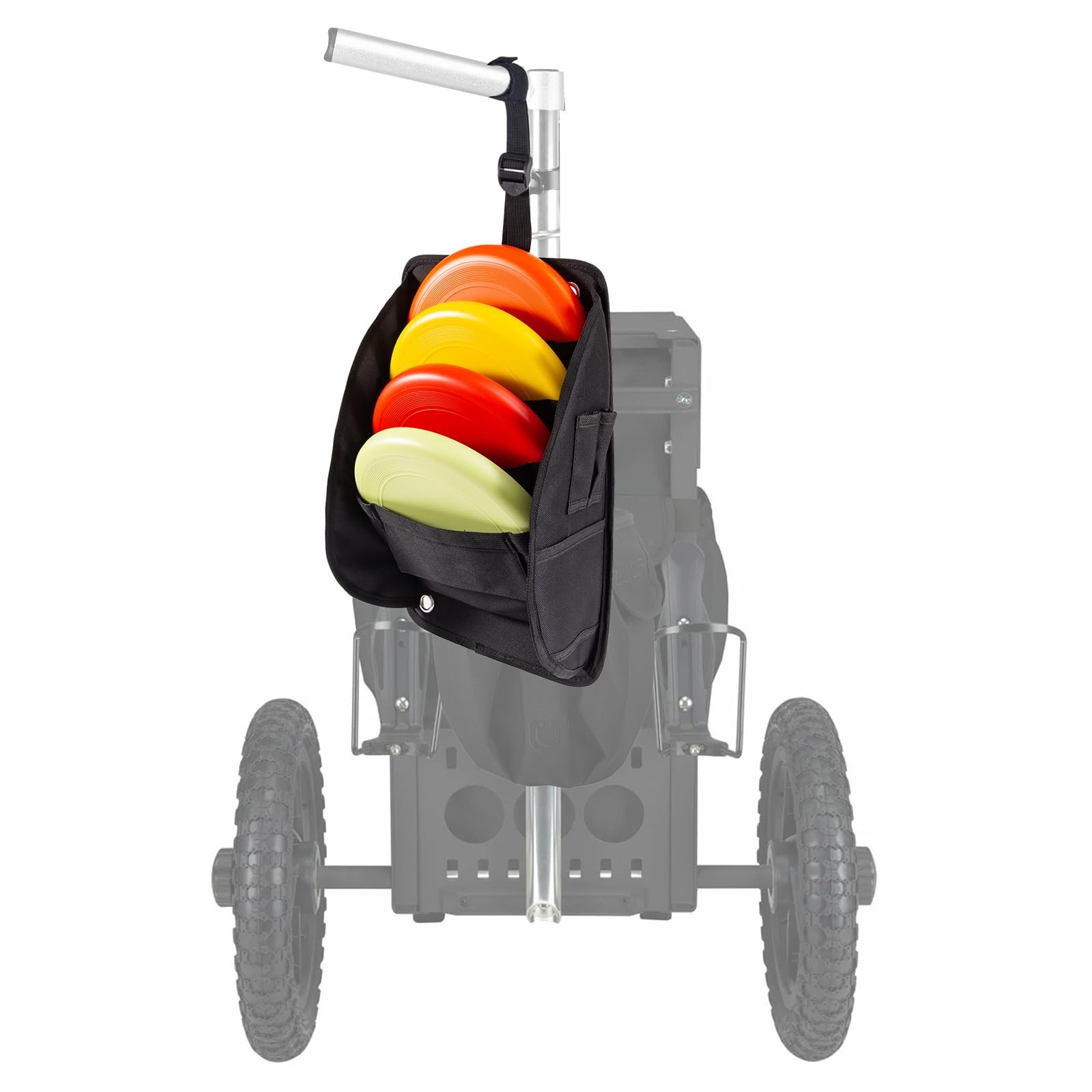Premium Disc Golf Putter Pouch - Durable Disc Golf Bag & Frisbee Golf Accessories for Men - Secure Handle Strap Fits Most Disc Golf Carts - Perfect for Tournaments, Practice & Outdoor Sports Gifts