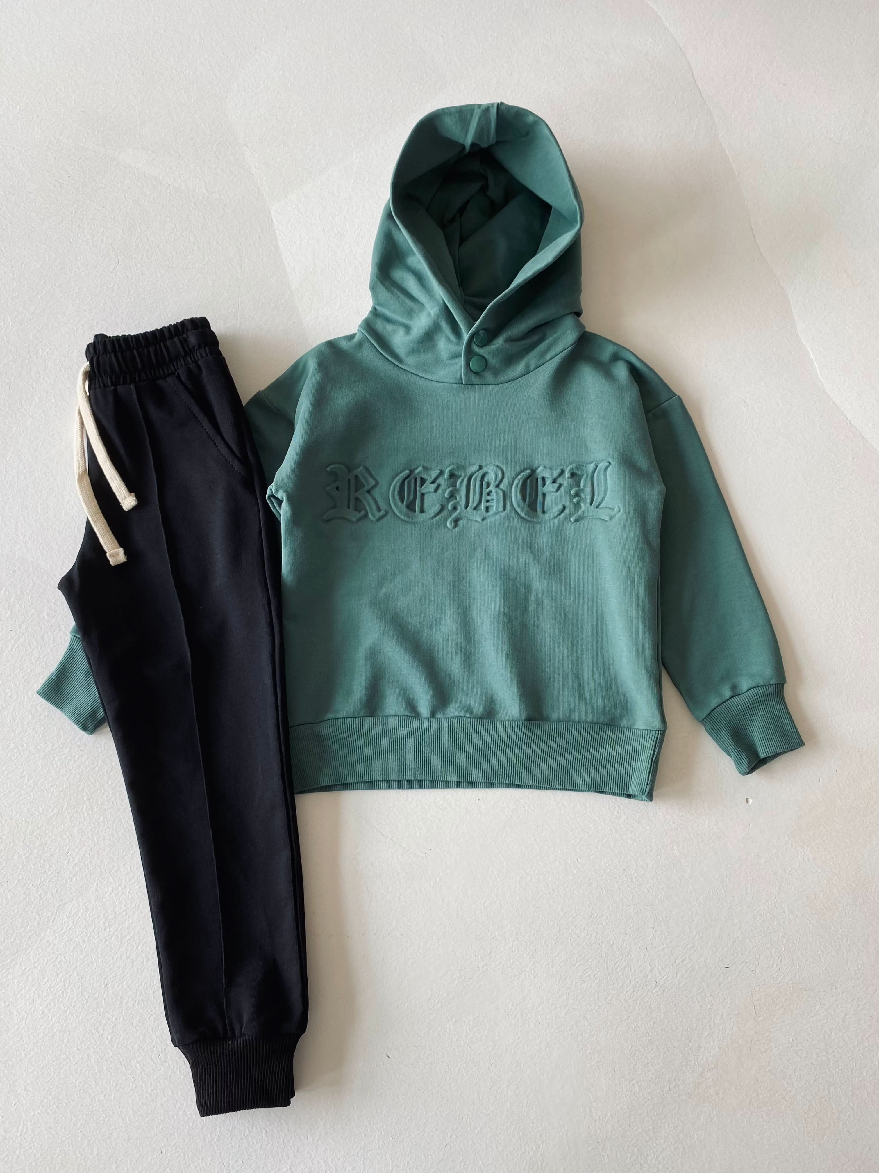 Kids Hooded Tracksuit Set - Soft Cotton Jogger Pants & Pullover Hoodie for Boys & Girls - Perfect for School, Playtime & Outdoor Activities