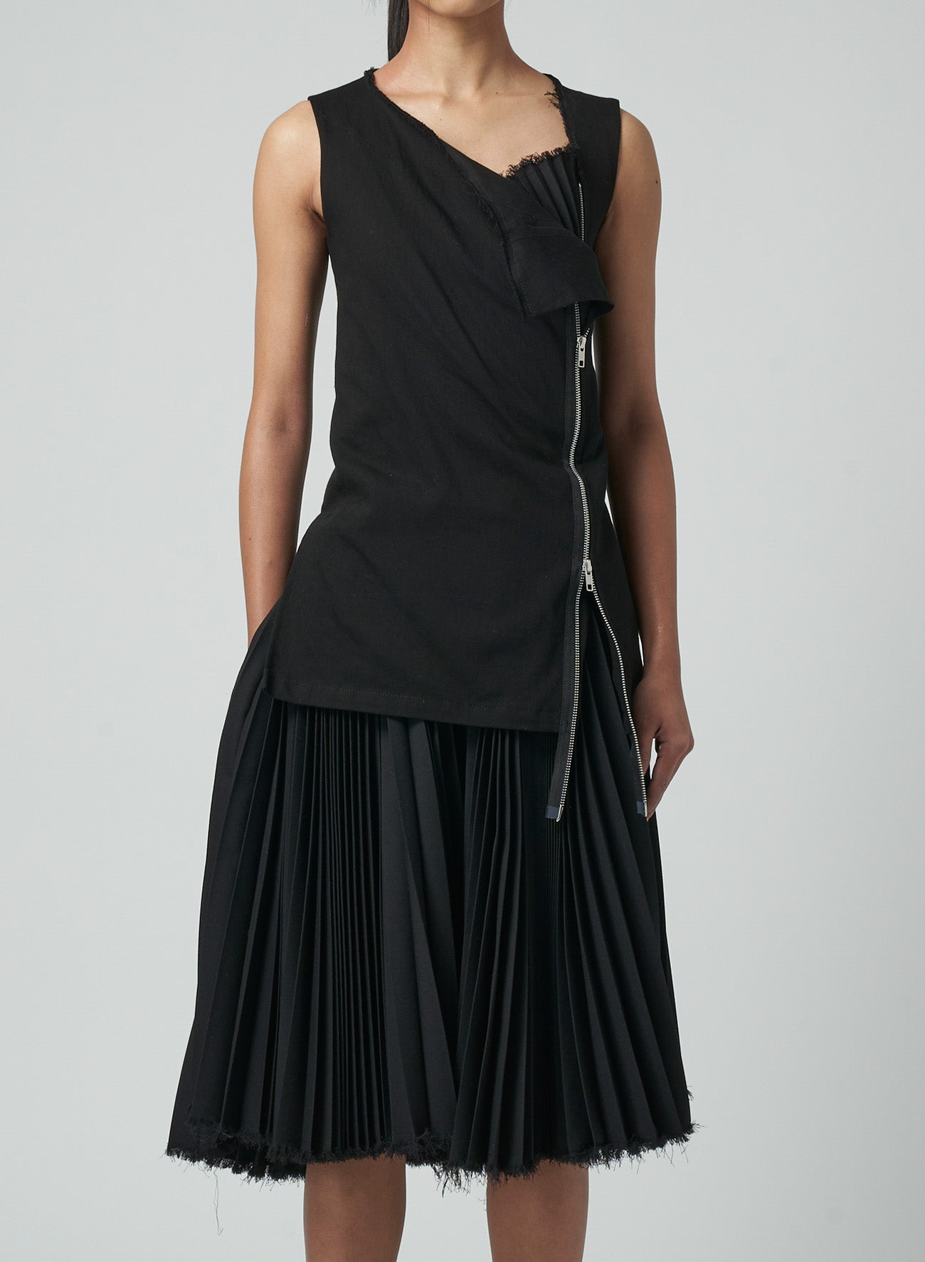 Elegant Pleated Skirt Dress for Women - Flowy A-Line Midi Dress with Ruffles, Perfect for Parties, Weddings & Office Wear