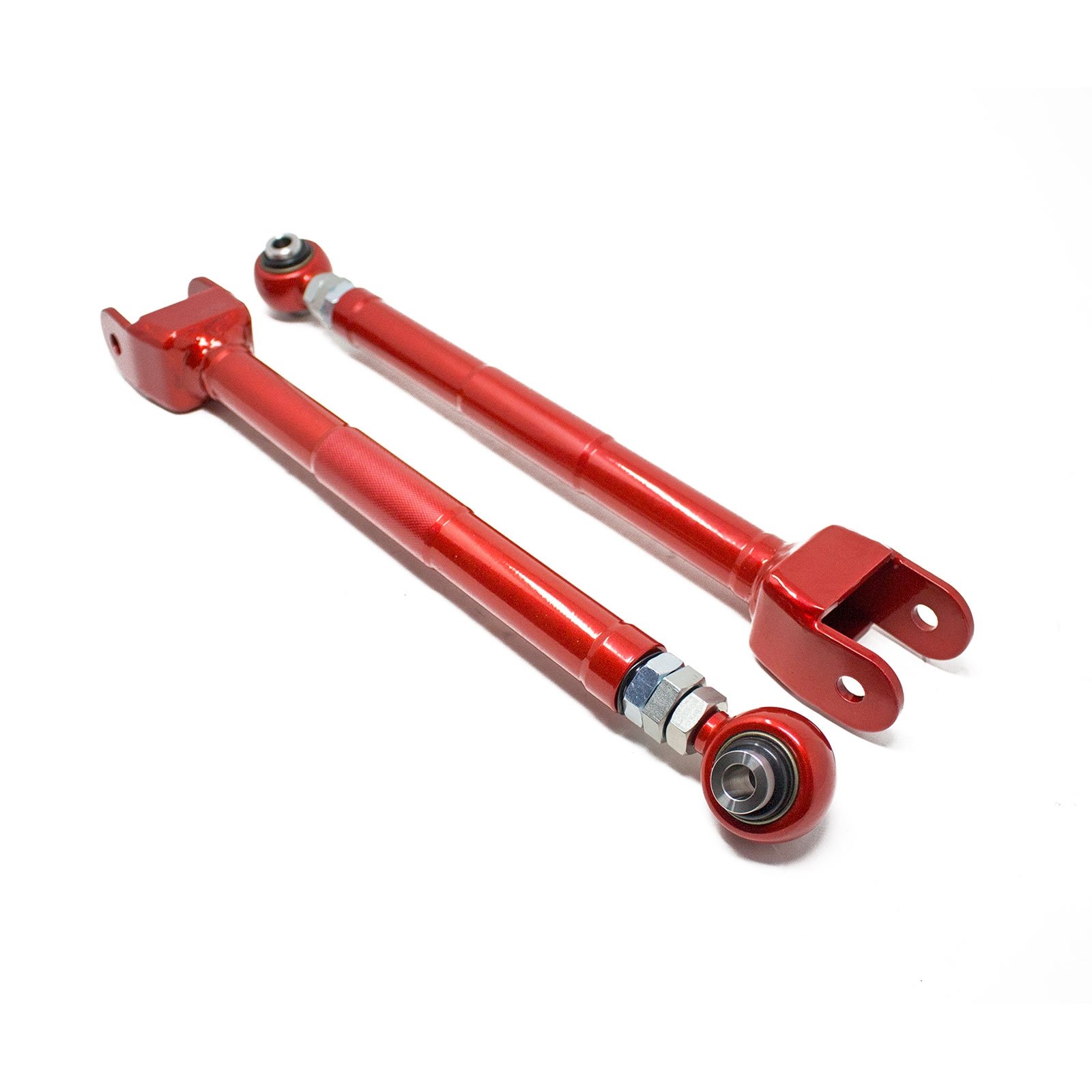 Godspeed AK-190-A Adjustable Rear Toe Arms with Spherical Bearings - Spring Bucket Conversion Version 2 for Nissan 350Z (Z33) 2003-2009 | Performance Suspension Upgrade for Track Racing & Drifting