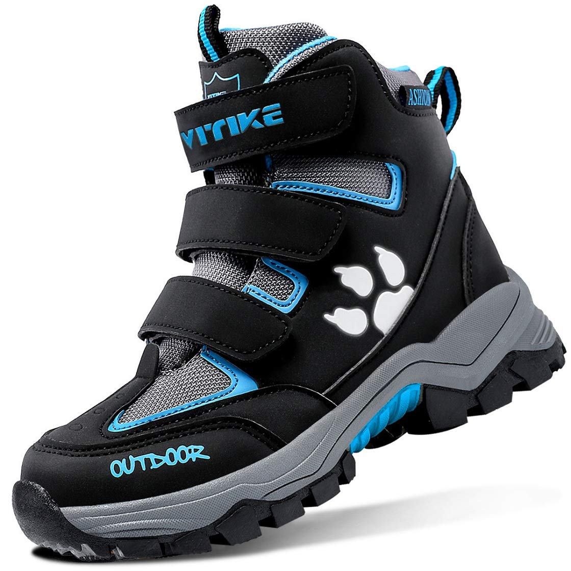 Waterproof Anti-Slip Winter Snow Boots for Boys - Toddler/Little Kid/Big Kid Sizes - Warm Hiking & Outdoor Shoes for Kids - Perfect for Snow Play, Winter Walks & Cold Weather Adventures