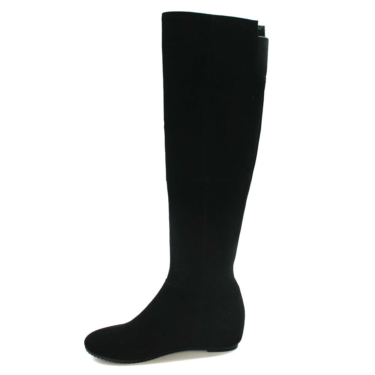 SoleMani Women's Black Leather Hang-Out Boots - Stylish & Comfortable for Casual Outings, Parties & Everyday Wear