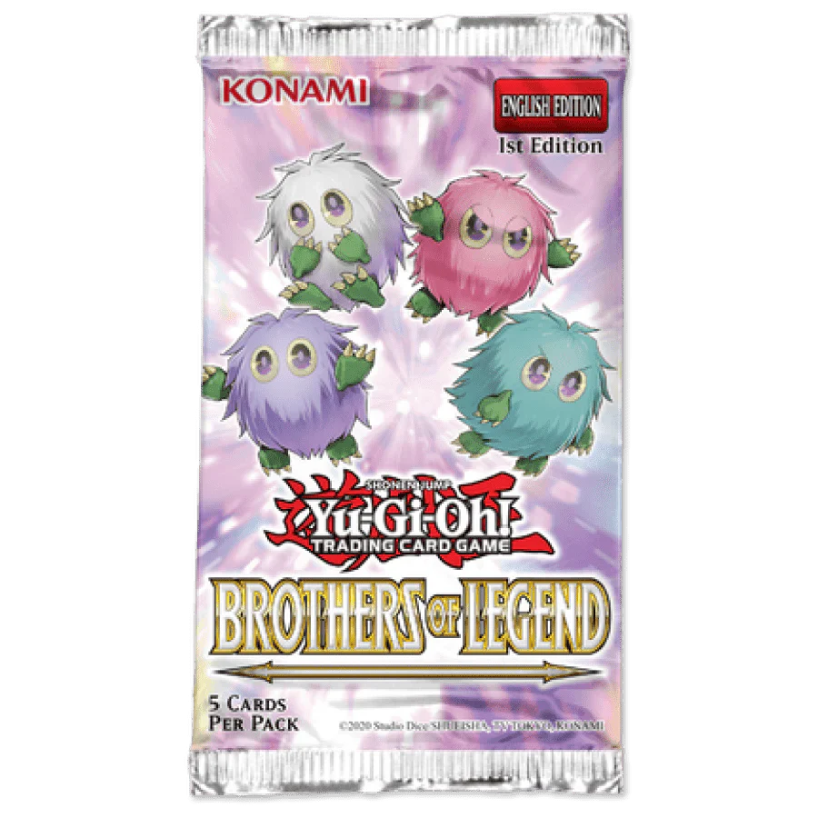 Yu-Gi-Oh! Brothers of Legend Booster Pack - 24 Trading Cards for Collectors & Players - Perfect for Tournaments, Gifts & Card Battles