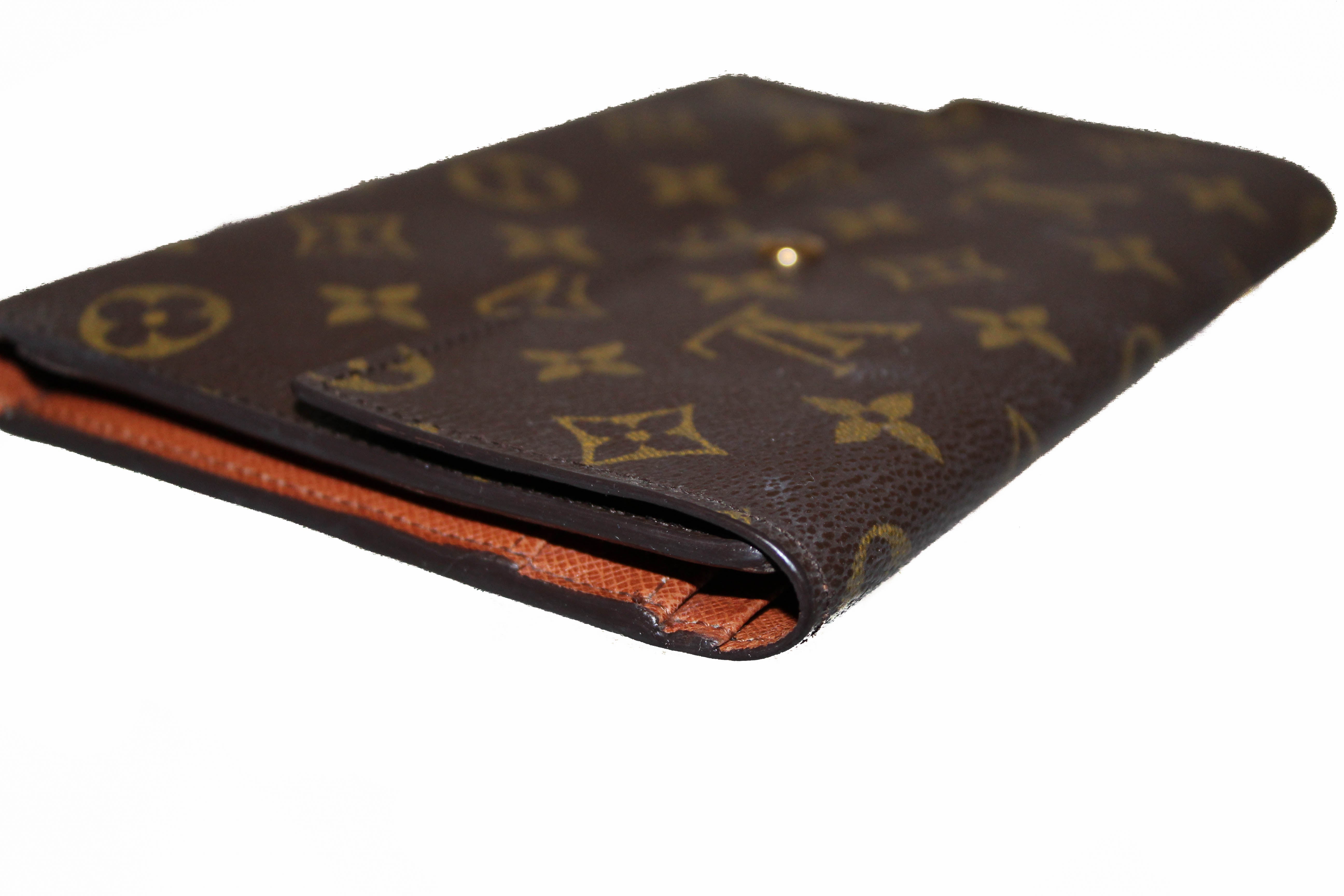 Authentic Louis Vuitton Monogram Canvas Tri-Fold Wallet for Men - Luxury Slim RFID Blocking Credit Card Holder (Perfect for Business, Travel & Everyday Use)