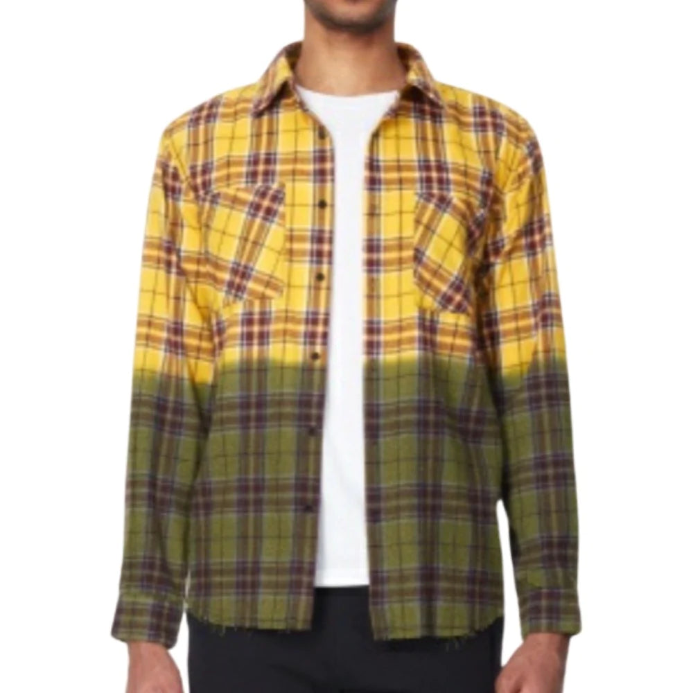 ELEVEN PARIS Solar-Powered Plaid Shirt for Men & Women - Eco-Friendly Casual Wear for Outdoor Activities & Travel