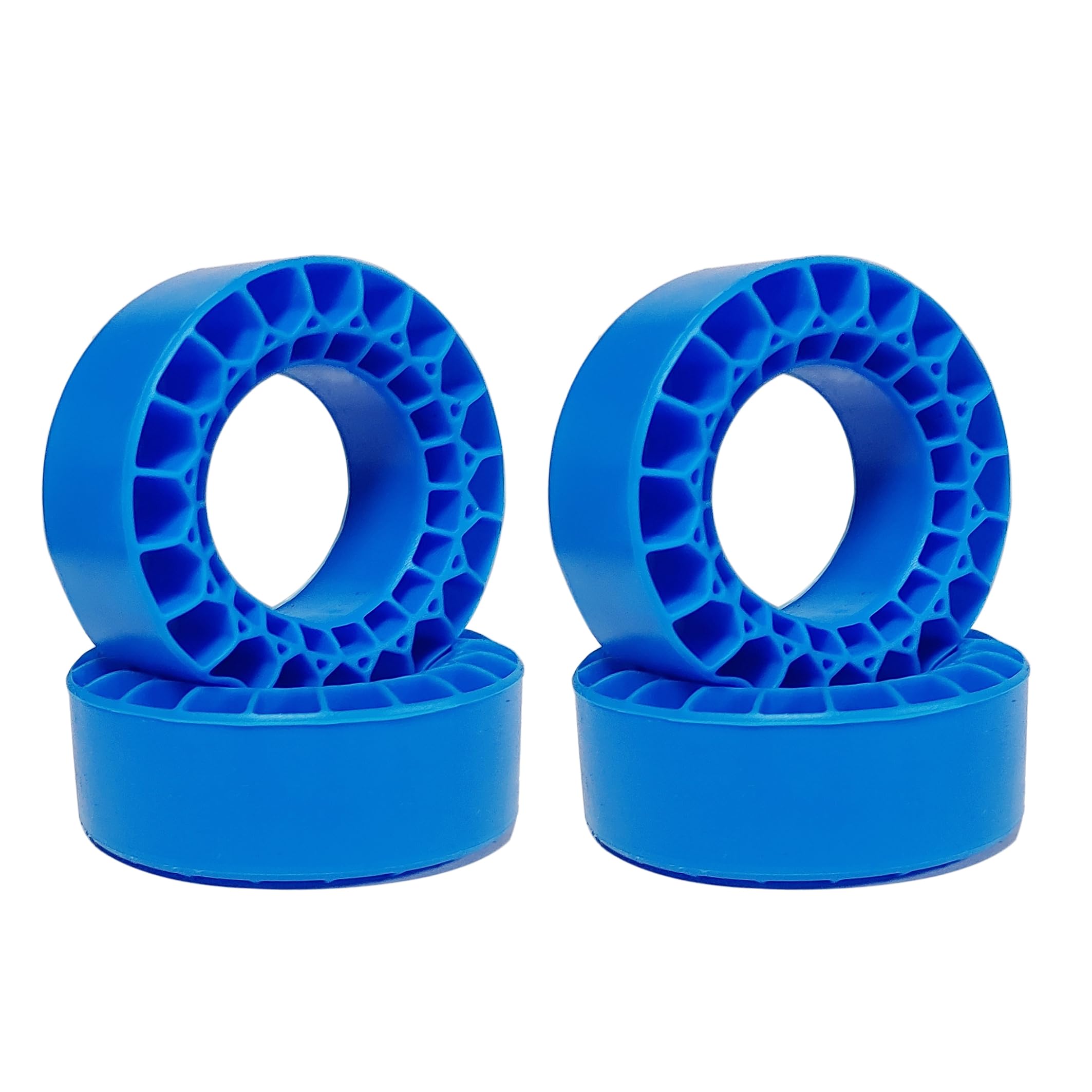 1.0 Inch Super Soft Blue Silicone Rubber Inserts for 60-64 x 24-26mm Tires - Perfect for RC Cars, Drones & Off-Road Vehicles