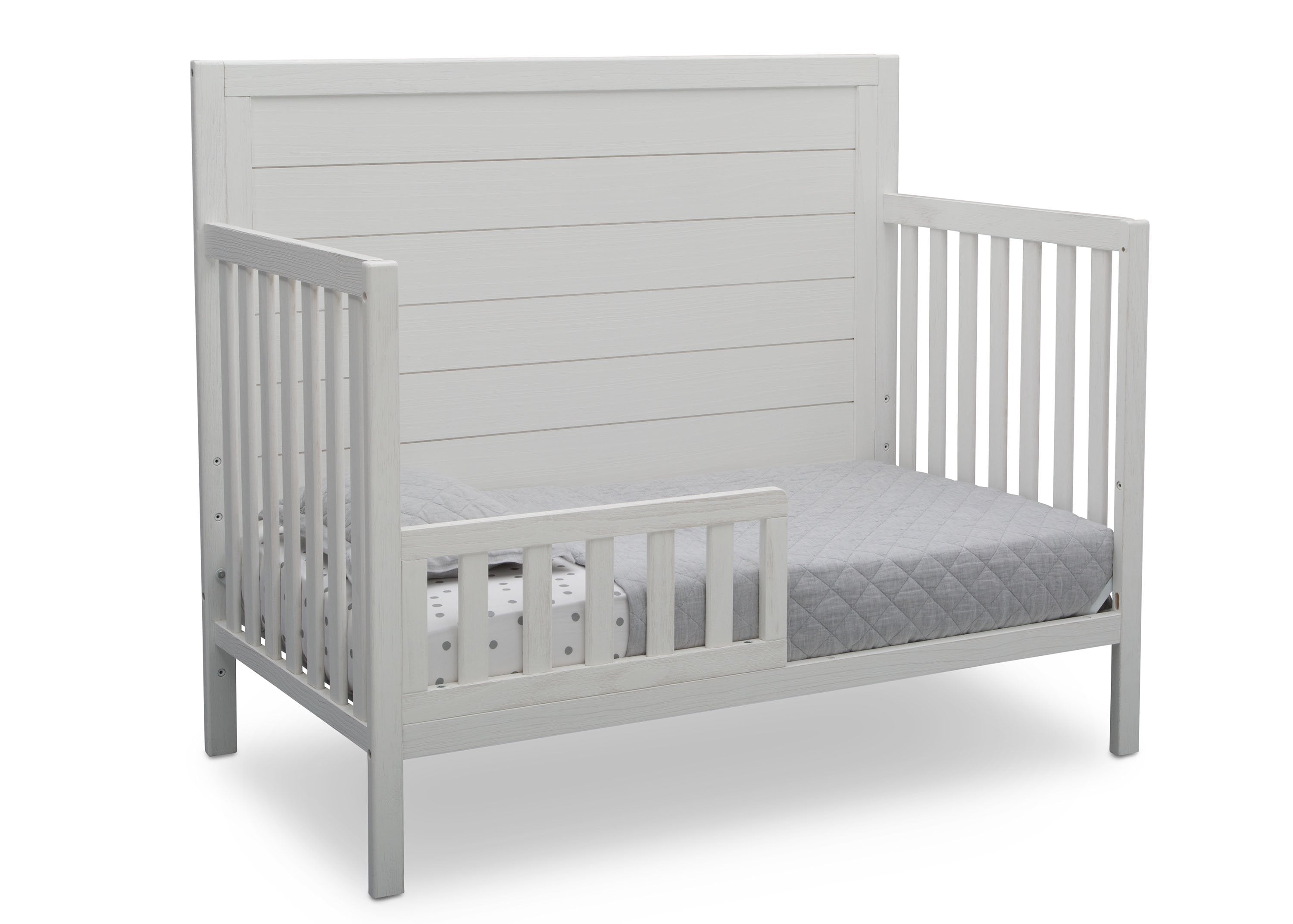 Cambridge 4-in-1 Convertible Baby Crib - Toddler Bed & Daybed with Mattress - Nursery Furniture for Boys & Girls - Perfect for Bedrooms, Daycare & Guest Rooms