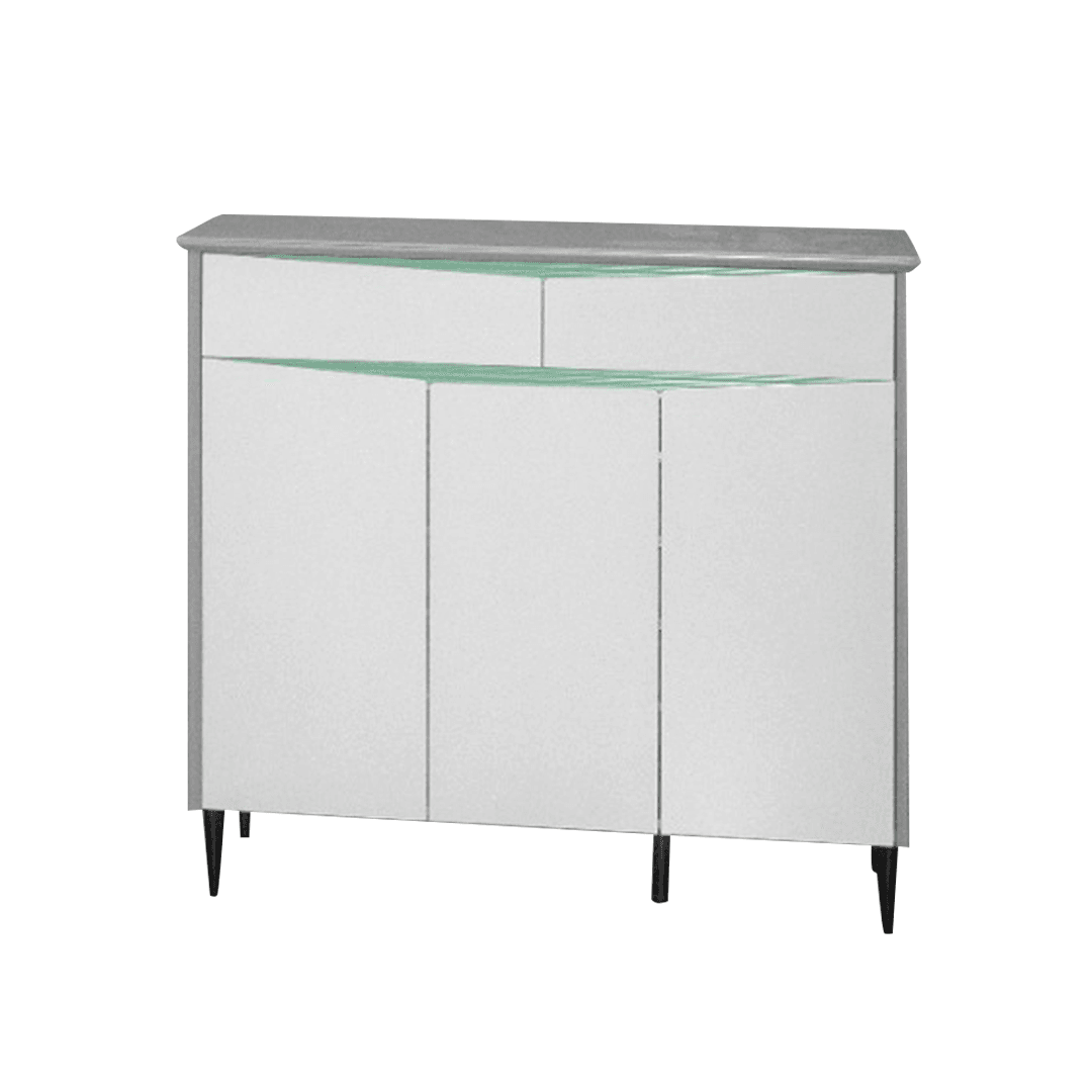 Fionnuala 3-Door Shoe Storage Cabinet | Organizer for Entryway, Hallway & Closet | Space-Saving Shoe Rack for Home & Office