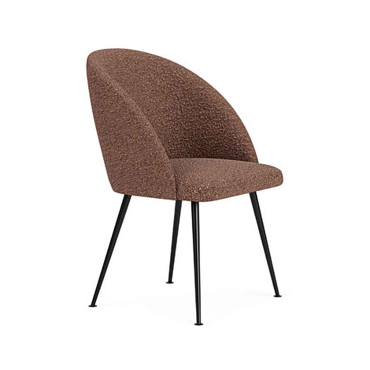 Holly Boucle Dining Chair - Modern Upholstered Accent Chair for Kitchen, Dining Room & Office - Comfortable & Stylish Home Decor