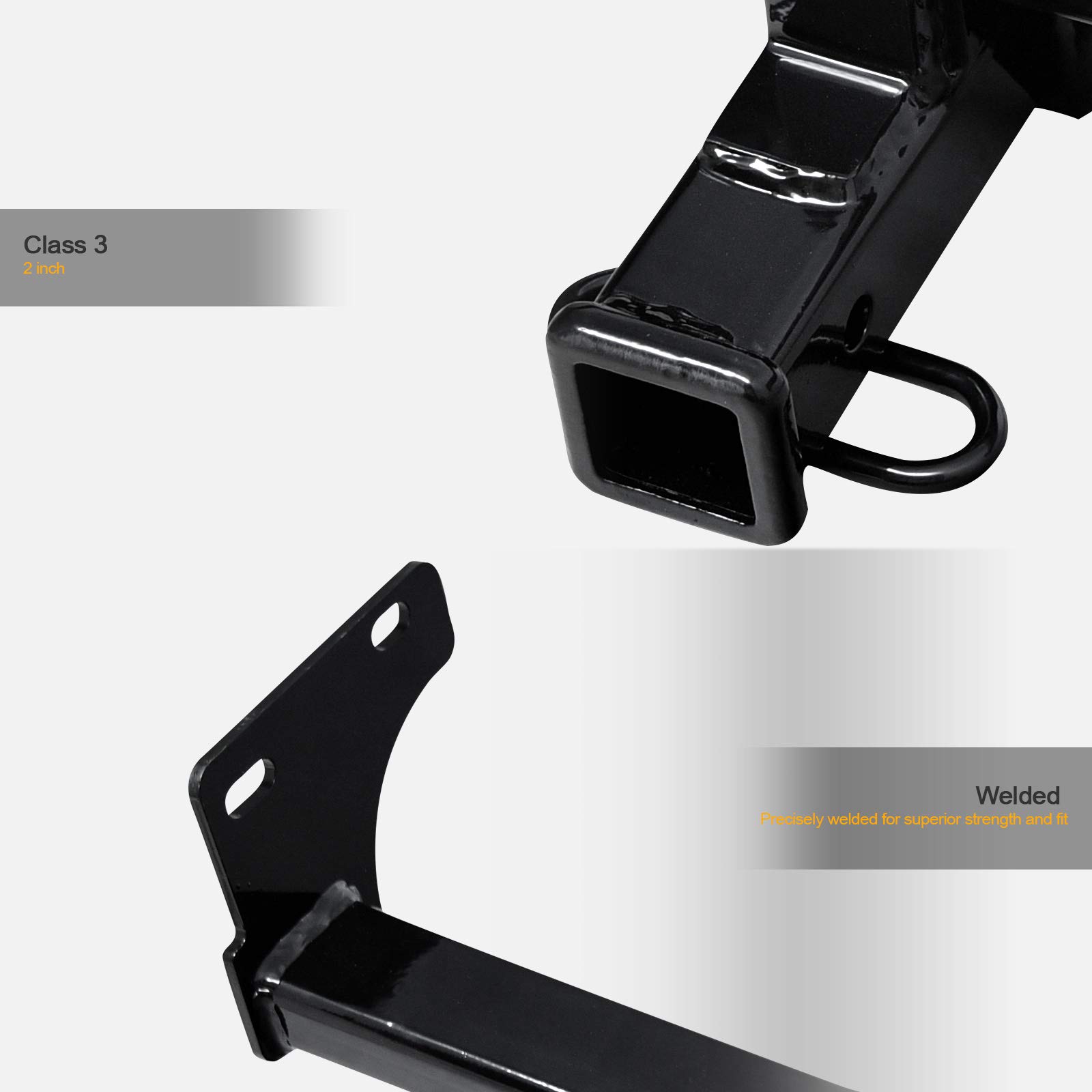 2011-2017 Jeep Patriot & Compass Class 3 Trailer Hitch Receiver - 2