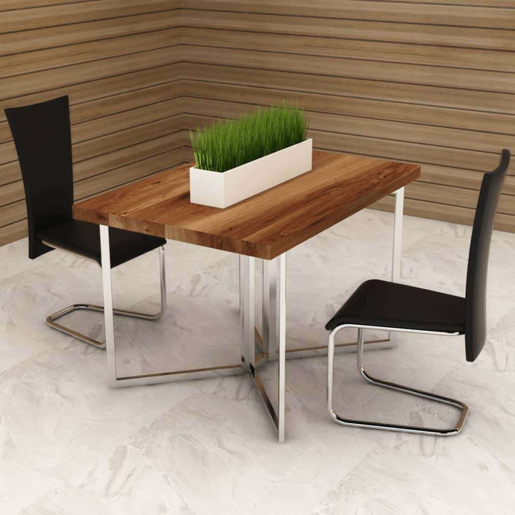 SKM Modern Dining Chairs Set of 2 - Black Faux Leather Upholstered Side Chairs for Kitchen, Dining Room, Office & Small Spaces - Comfortable & Stylish Seating Solution
