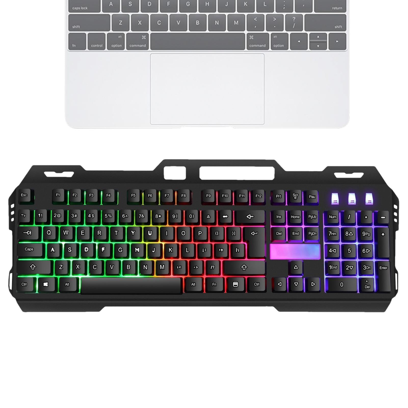 Sulxyi RGB Mechanical Gaming Keyboard with Vibrant Backlighting - High-Performance Switches for PC, Mac, Laptop | Perfect for Gaming, Typing & Office Work