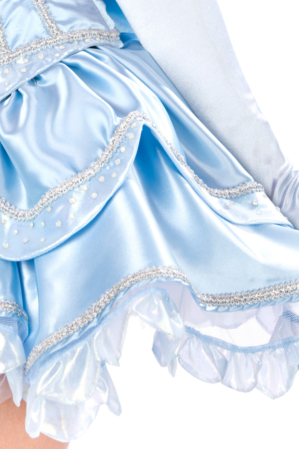 Paris Cinderella Scalloped Tutu Skirt for Girls - Elegant Ballet Dance Costume, Princess Party Dress for Birthday, Halloween & Photo Shoots