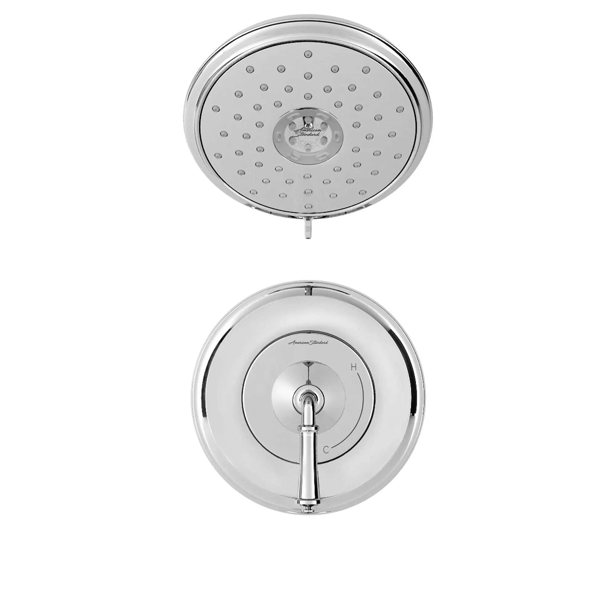Delancey® 1.8 GPM Water Saving Shower Trim Kit - 4 Function Showerhead with Lever Handle for Bathroom & Spa Relaxation