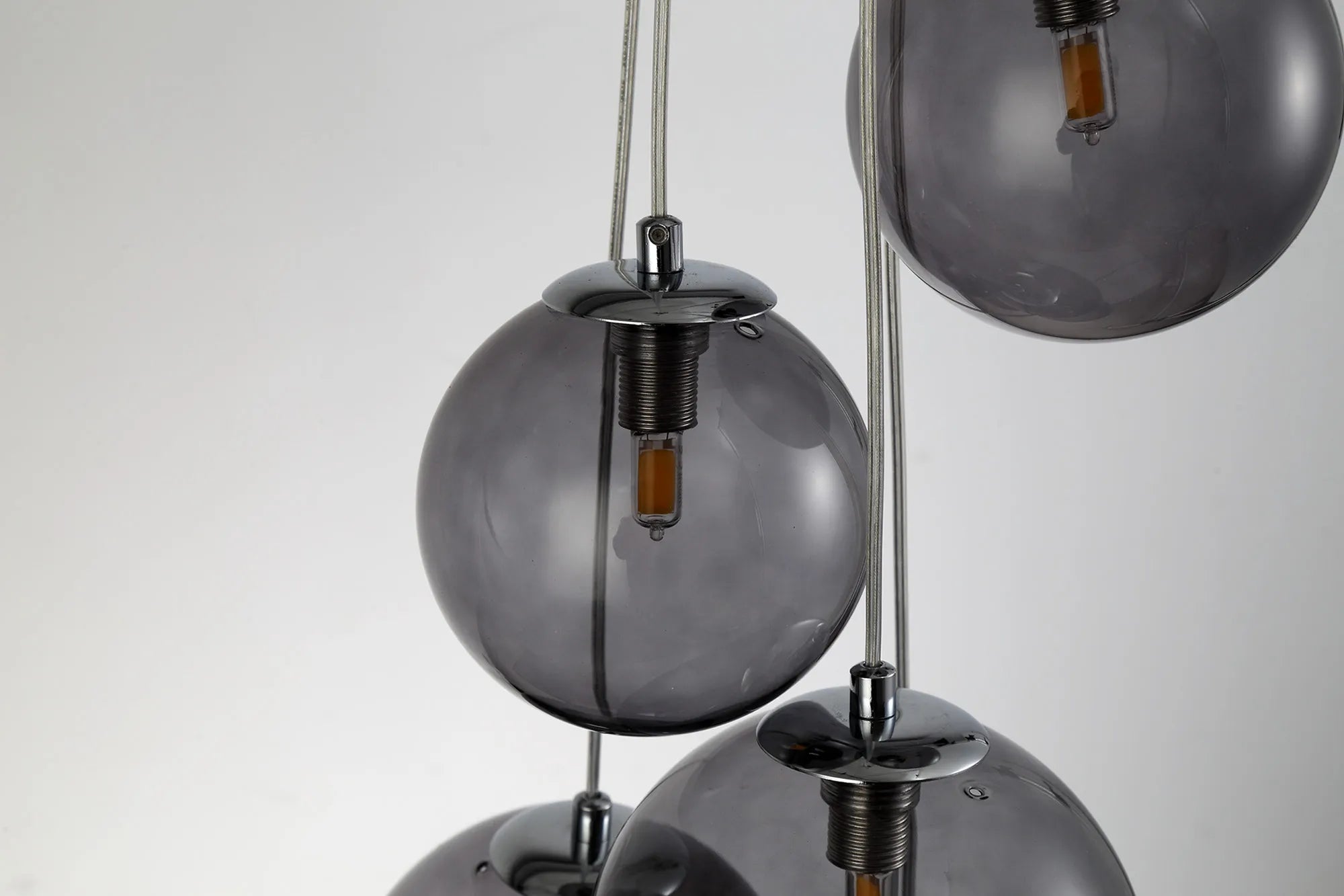 Modern Austin 5-Light Cluster Pendant with G9 Base - Elegant Ceiling Lighting for Dining Room, Kitchen Island, or Entryway