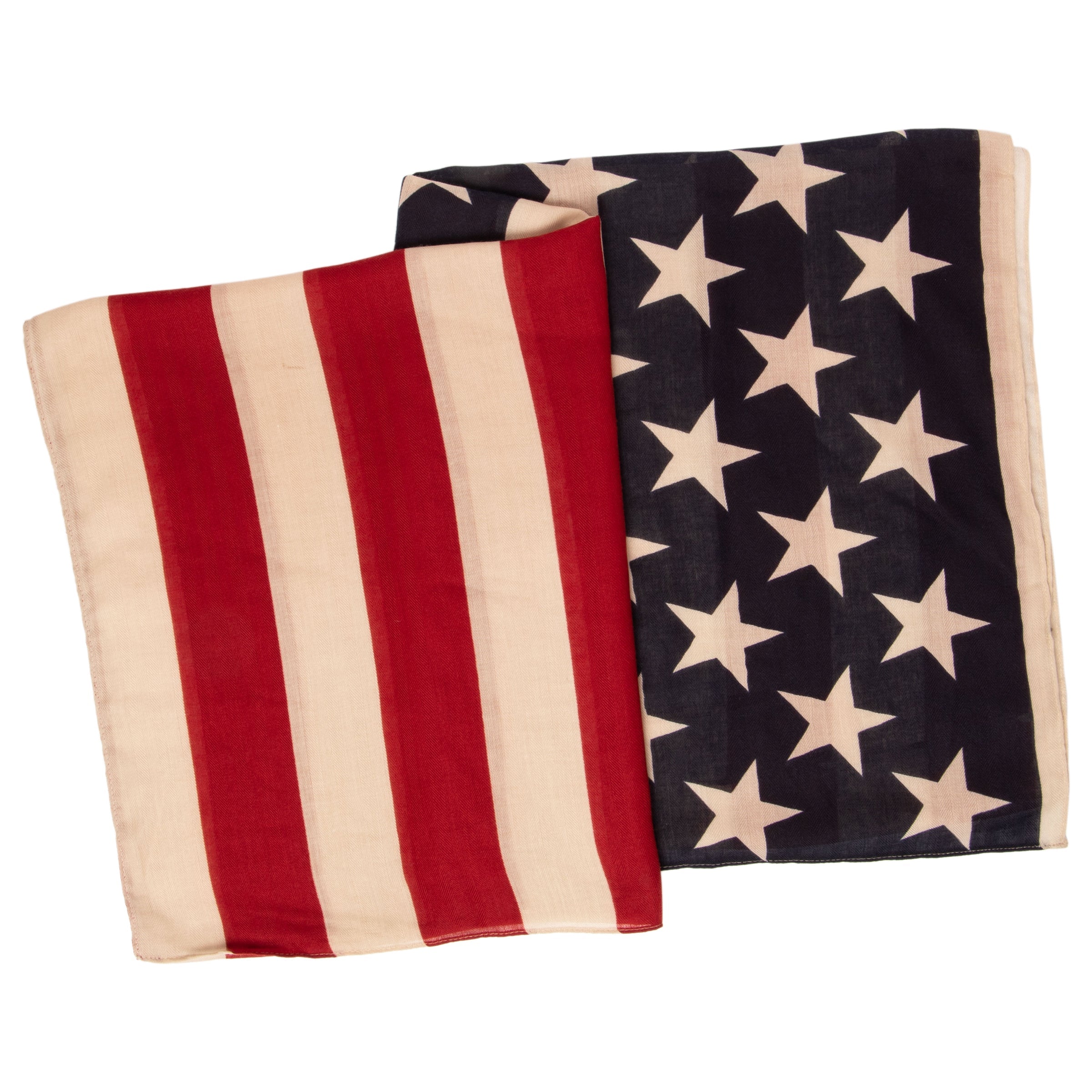 Women's BaySky Woven American Flag Scarf - Patriotic Fashion Accessory for 4th of July, Veterans Day & Outdoor Events