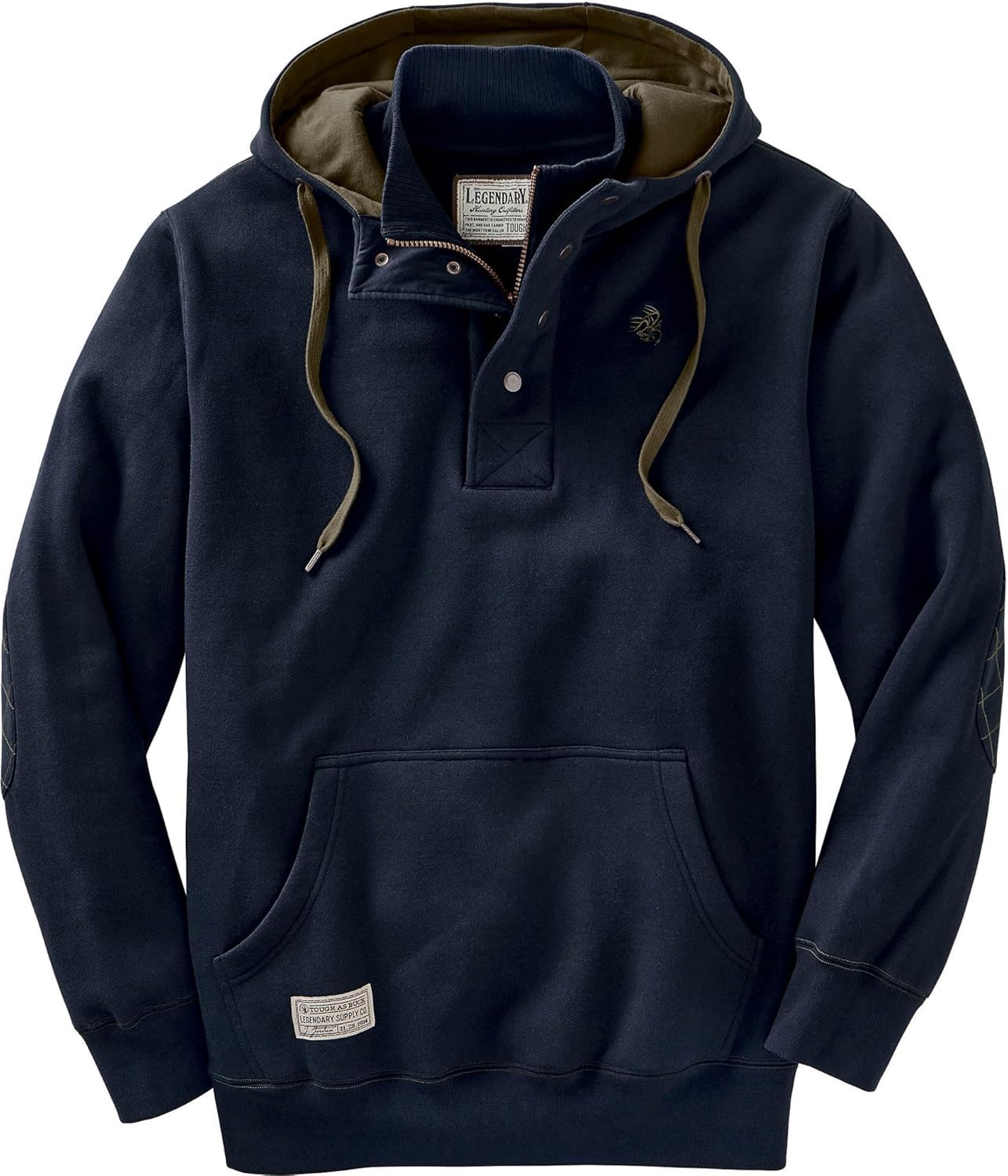 Legendary Whitetails Men's Tough as Buck Action Hoodie - Durable Outdoor Hunting Jacket for Cold Weather - Perfect for Camping, Hiking & Outdoor Adventures