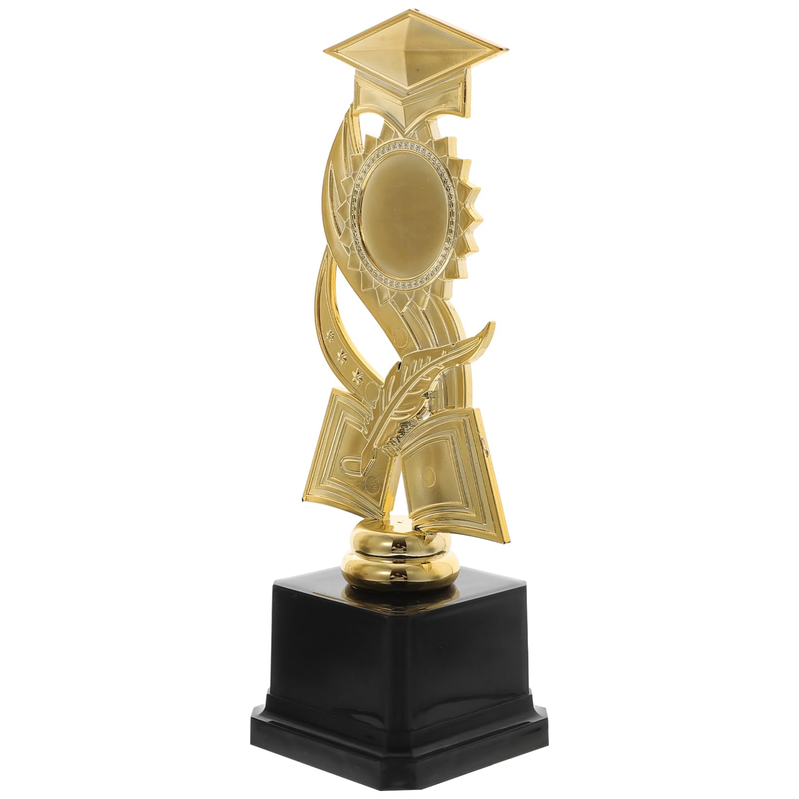 Yardwe 4-Piece Mini Doctor Trophy Set - Small Gold Awards for Graduation Party Decor, Table Centerpieces & Office Desk Decorations | Perfect for Medical School Graduation Gifts, Achievement Awards & Miniature Trophy Displays