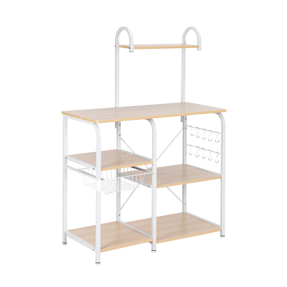 4-Tier Kitchen Baker's Rack & Microwave Stand - 35.5