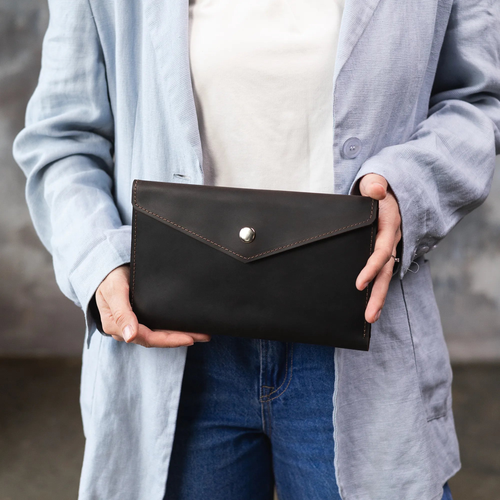 Genuine Leather Travel Wallet for Men & Women - RFID Blocking Passport Holder & Credit Card Organizer - Perfect for Airplane, Business Trips & Vacation Travel Accessories