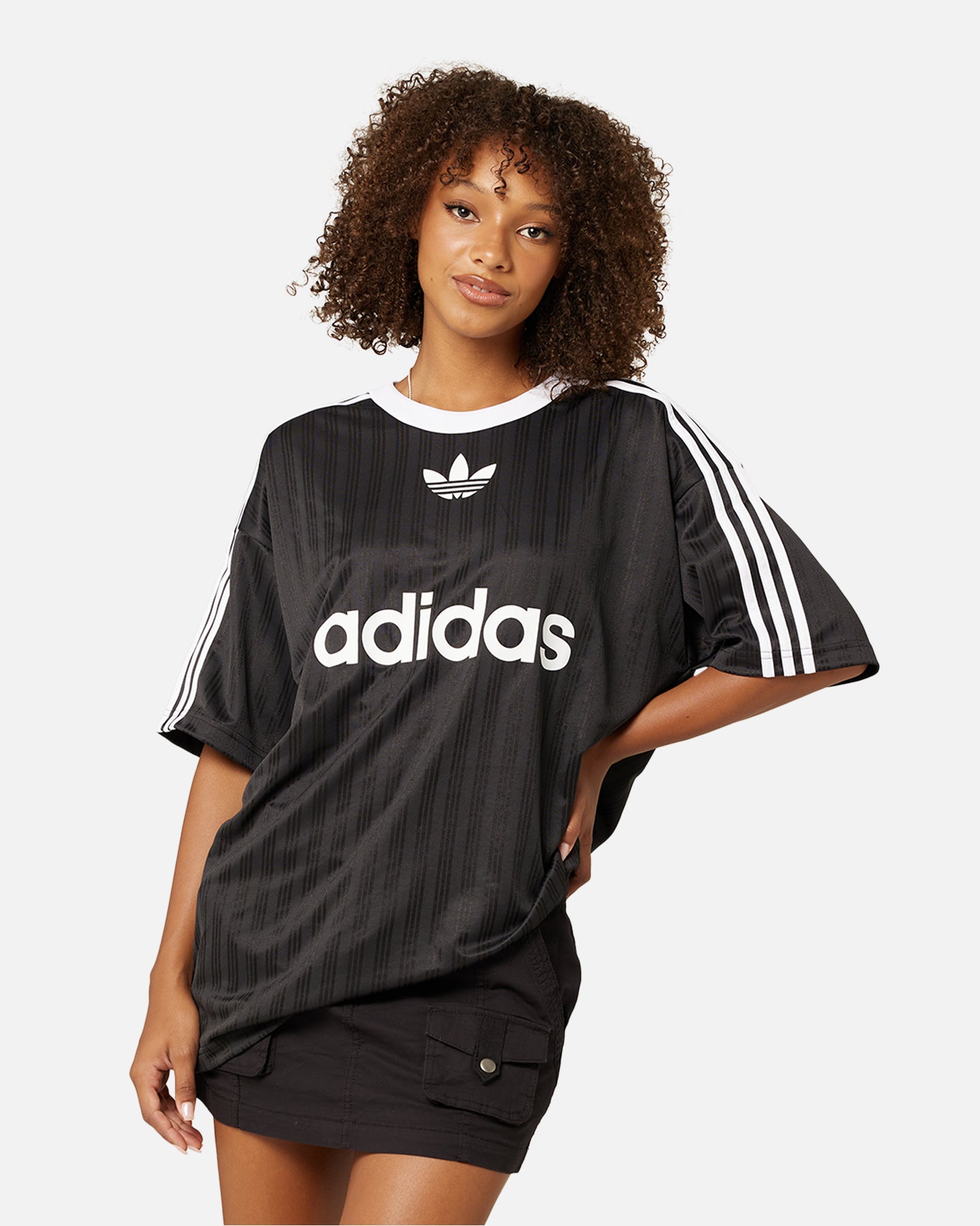 Adidas Adicolor T-Shirt for Men - Classic Black and White Cotton Tee - Perfect for Casual Wear, Gym, and Street Style