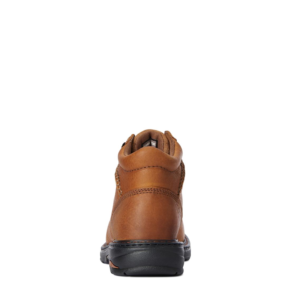 Macey Women's Composite Toe Work Boots - Lightweight Safety Shoes for Construction, Warehouse & Outdoor Work - Brown