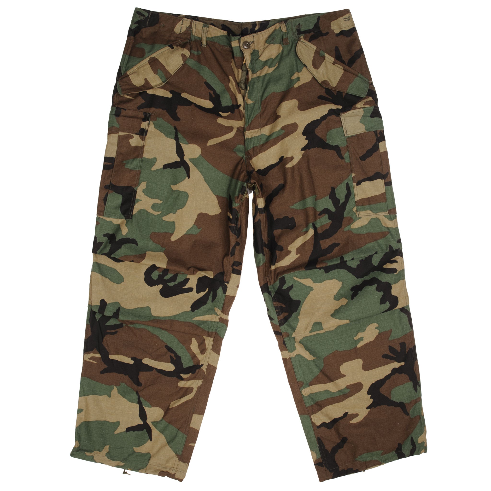 Vintage US Army M65 Woodland Camo Pants - Deadstock 1985 XL Regular | Military Surplus Trousers for Outdoor Hunting & Tactical Use