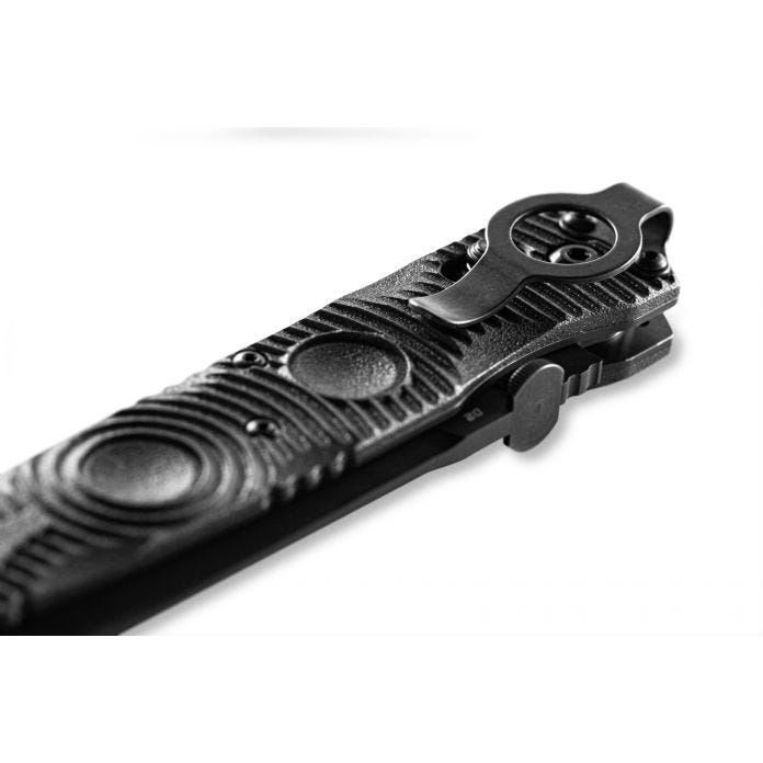 Benchmade 391SBK SOCP Tactical Folding Knife - Carbon Fiber Elite Handle, D2 Tool Steel Blade with Black Cerakote & Serrated Edge | EDC, Outdoor Survival, Camping & Tactical Use