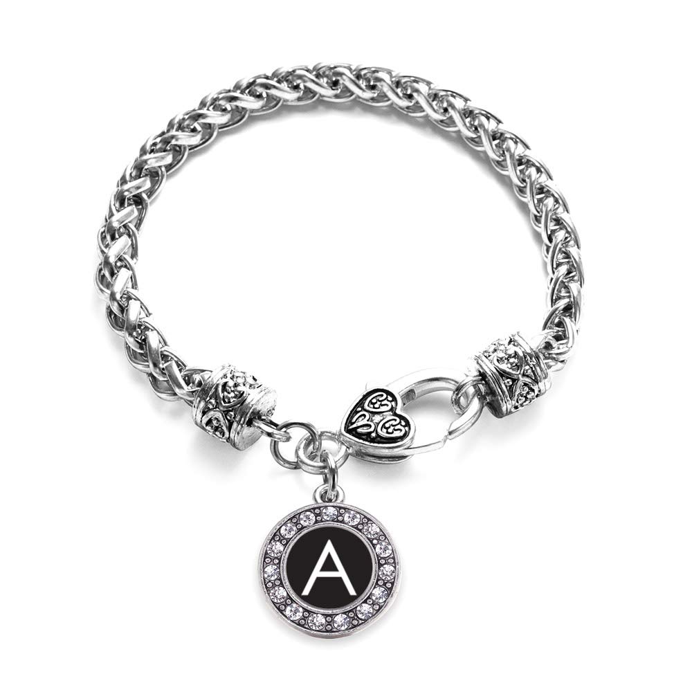 Inspired Silver - Sterling Silver Circle Charm Bracelet with Cubic Zirconia Stones | Elegant Jewelry Gift for Women | Perfect for Parties, Weddings & Everyday Wear