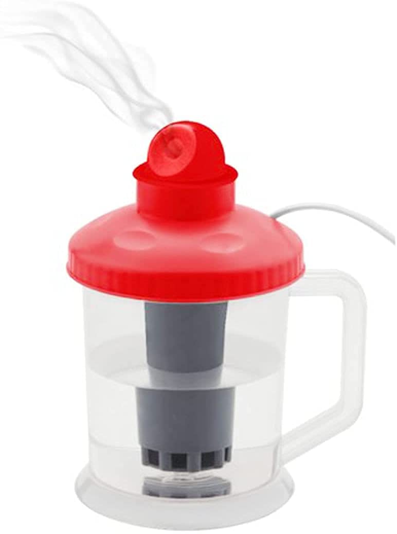 PrimeLife 3-in-1 Multipurpose Steam Inhaler - Facial Steamer, Nose Vaporizer & Cough Relief Device for Adults & Kids | Portable Home Spa & Cold Relief Solution | Perfect for Dry Skin, Sinus Congestion & Respiratory Comfort