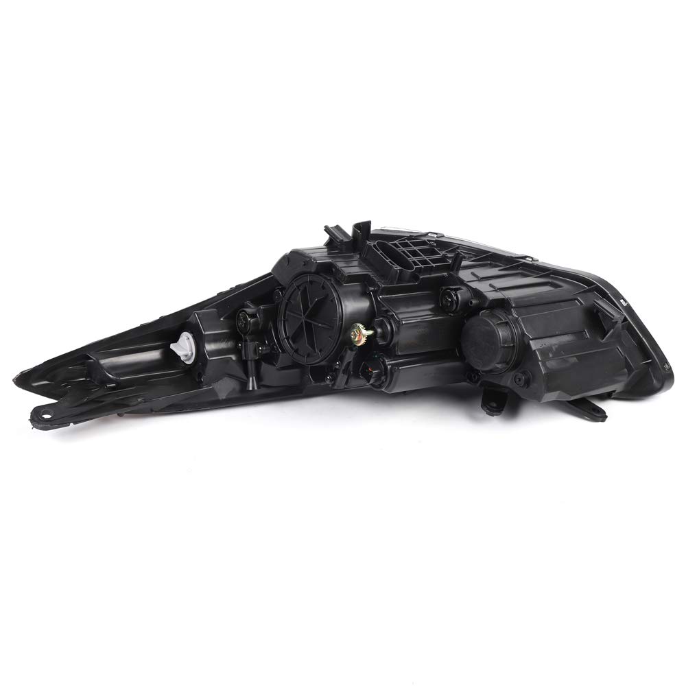 2011-2013 Hyundai Elantra Right Passenger Side Headlight Assembly - OEM Replacement Halogen Headlamp with Black Housing (Part# HY2502161) | Perfect for Night Driving & Foggy Conditions